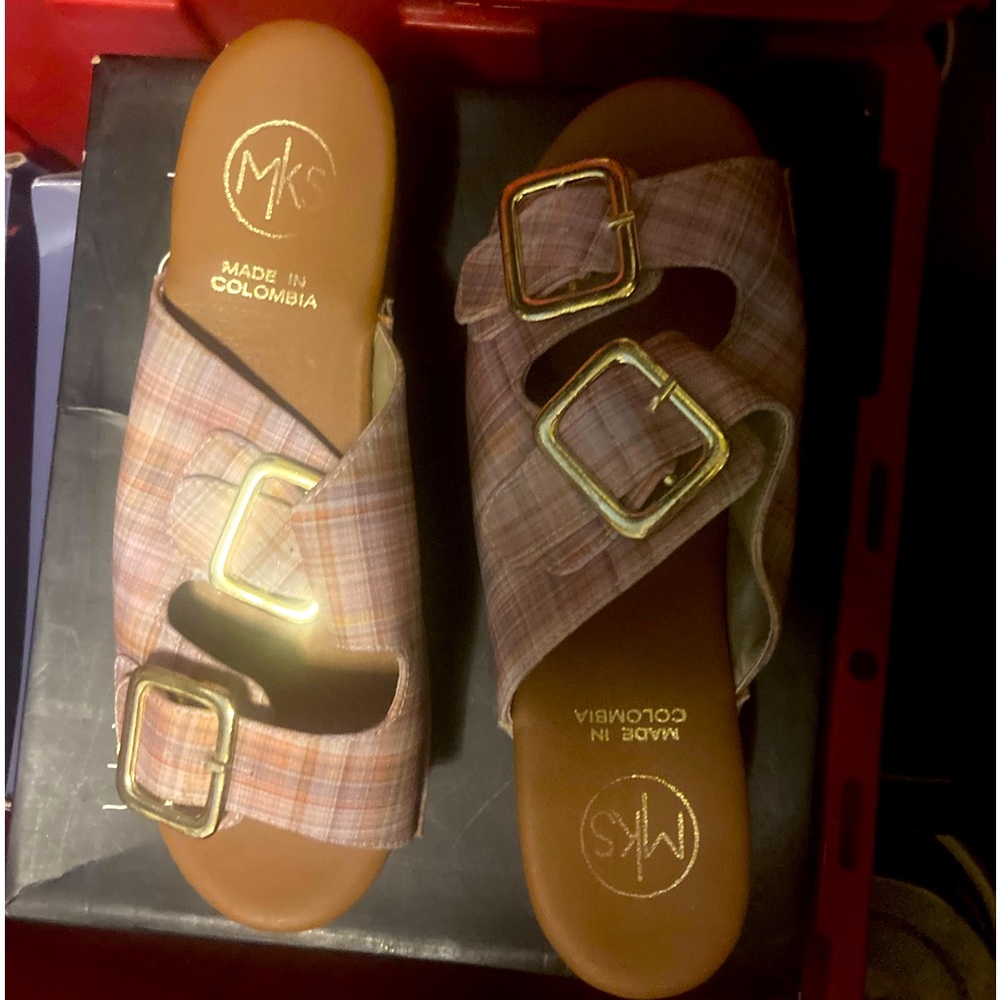 MKS Woman’s Wedge Sandals Size 6.5